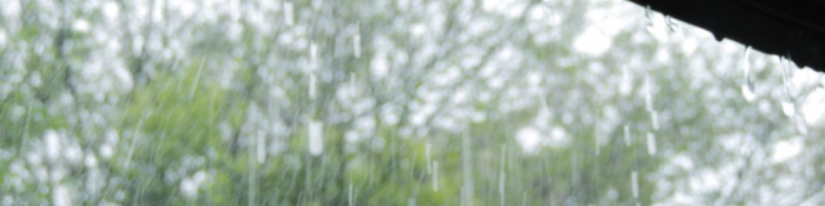 ゲリラ豪雨。